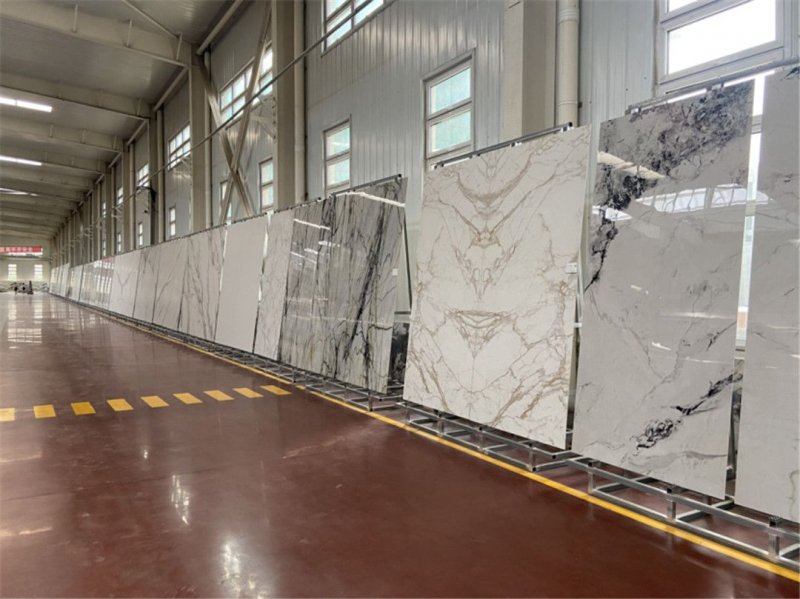 領標科技巖板3mm巖板智能生產線成功點火!_8