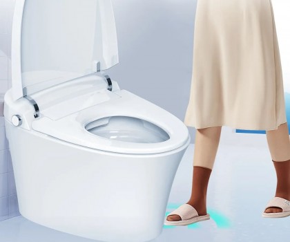 航標新品丨黑科技，凈力沖，雙感沖水·抗菌智能馬桶WZ5011/2