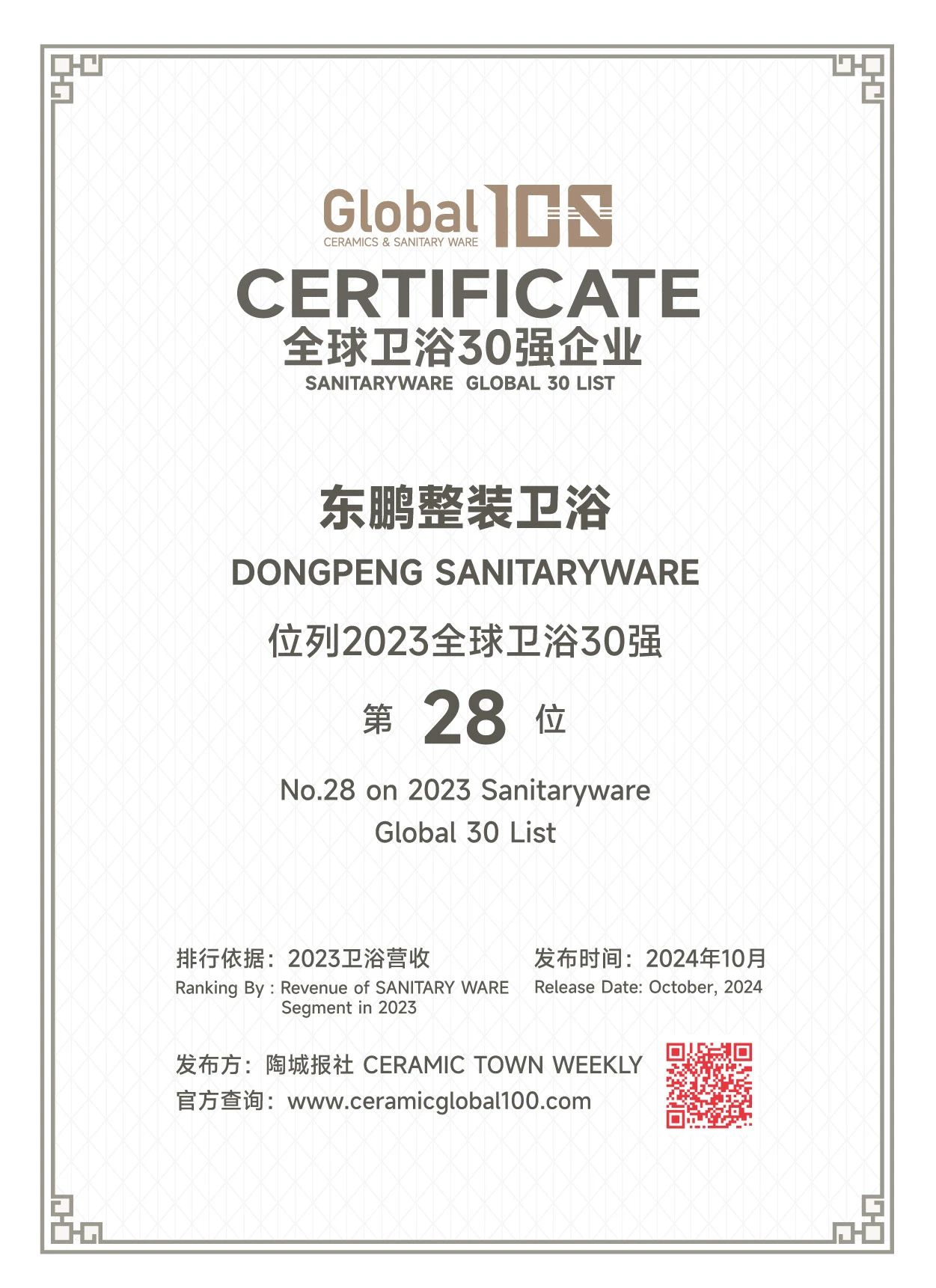1733125252372602.jpg 東鵬整裝衛浴榮獲“全球衛浴30強”稱號.jpg